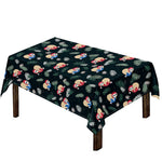 Christmas Sleeping Sloths Pattern Print Tablecloth