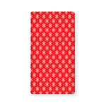 Christmas Snowflake Pattern Print Baby Crib Sheet