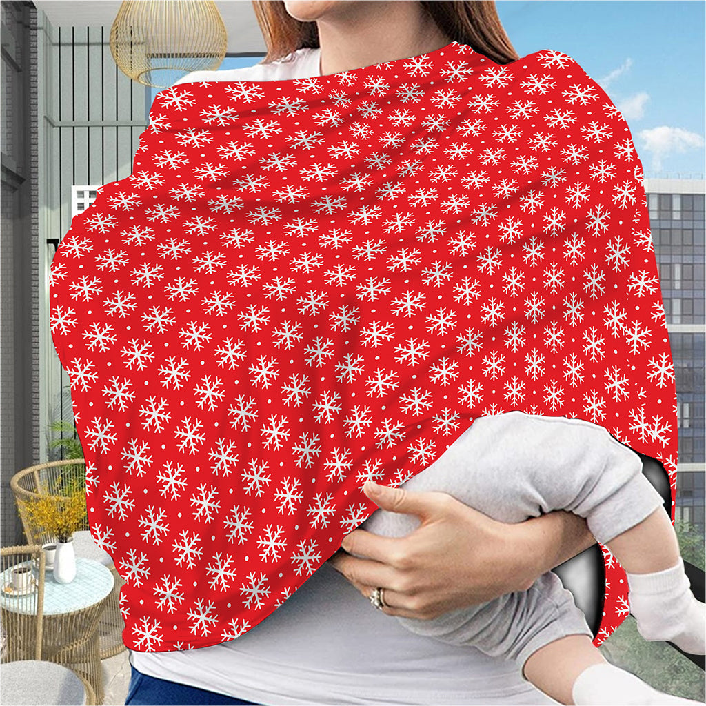 Christmas Snowflake Pattern Print Baby Seat Cover