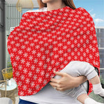 Christmas Snowflake Pattern Print Baby Seat Cover