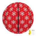 Christmas Snowflake Pattern Print Basketball