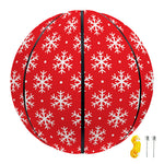 Christmas Snowflake Pattern Print Basketball