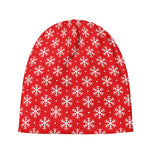Christmas Snowflake Pattern Print Beanie