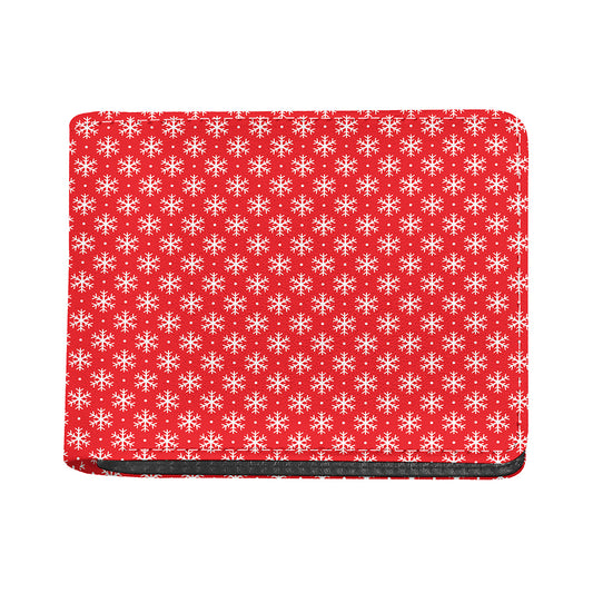 Christmas Snowflake Pattern Print Bifold Wallet