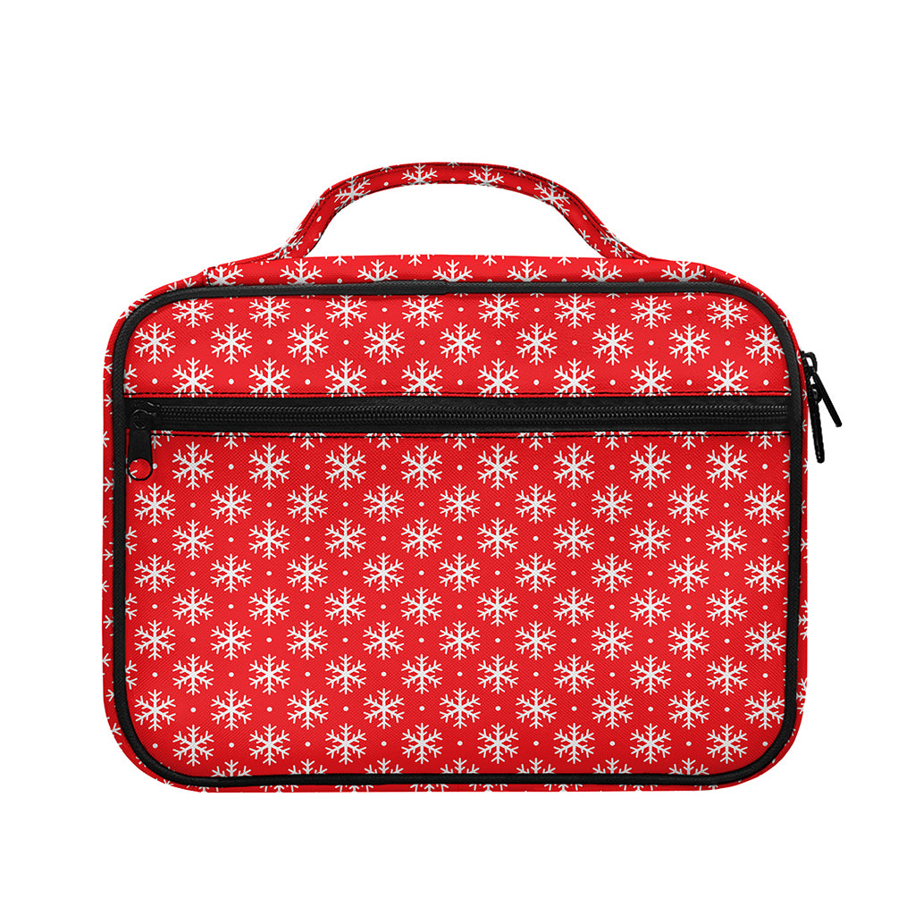 Christmas Snowflake Pattern Print Briefcase Bible Bag