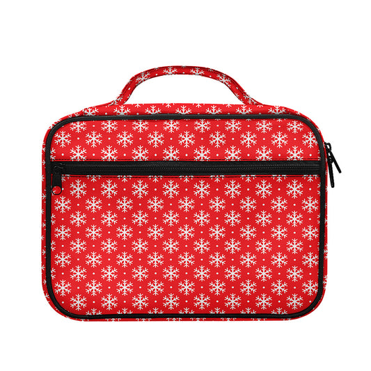 Christmas Snowflake Pattern Print Briefcase Bible Bag