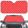 Christmas Snowflake Pattern Print Car Windshield Sun Shade