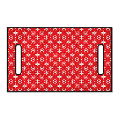 Christmas Snowflake Pattern Print Golf Cart Seat Cover