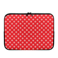 Christmas Snowflake Pattern Print Laptop Sleeve