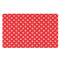 Christmas Snowflake Pattern Print Polyester Doormat