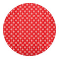 Christmas Snowflake Pattern Print Round Blanket