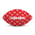 Christmas Snowflake Pattern Print Rugby Ball