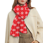 Christmas Snowflake Pattern Print Scarf