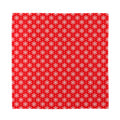 Christmas Snowflake Pattern Print Silk Bandana