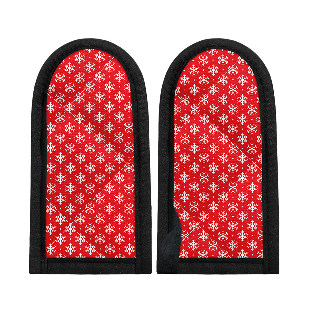 Christmas Snowflake Pattern Print Skillet Handle Cover