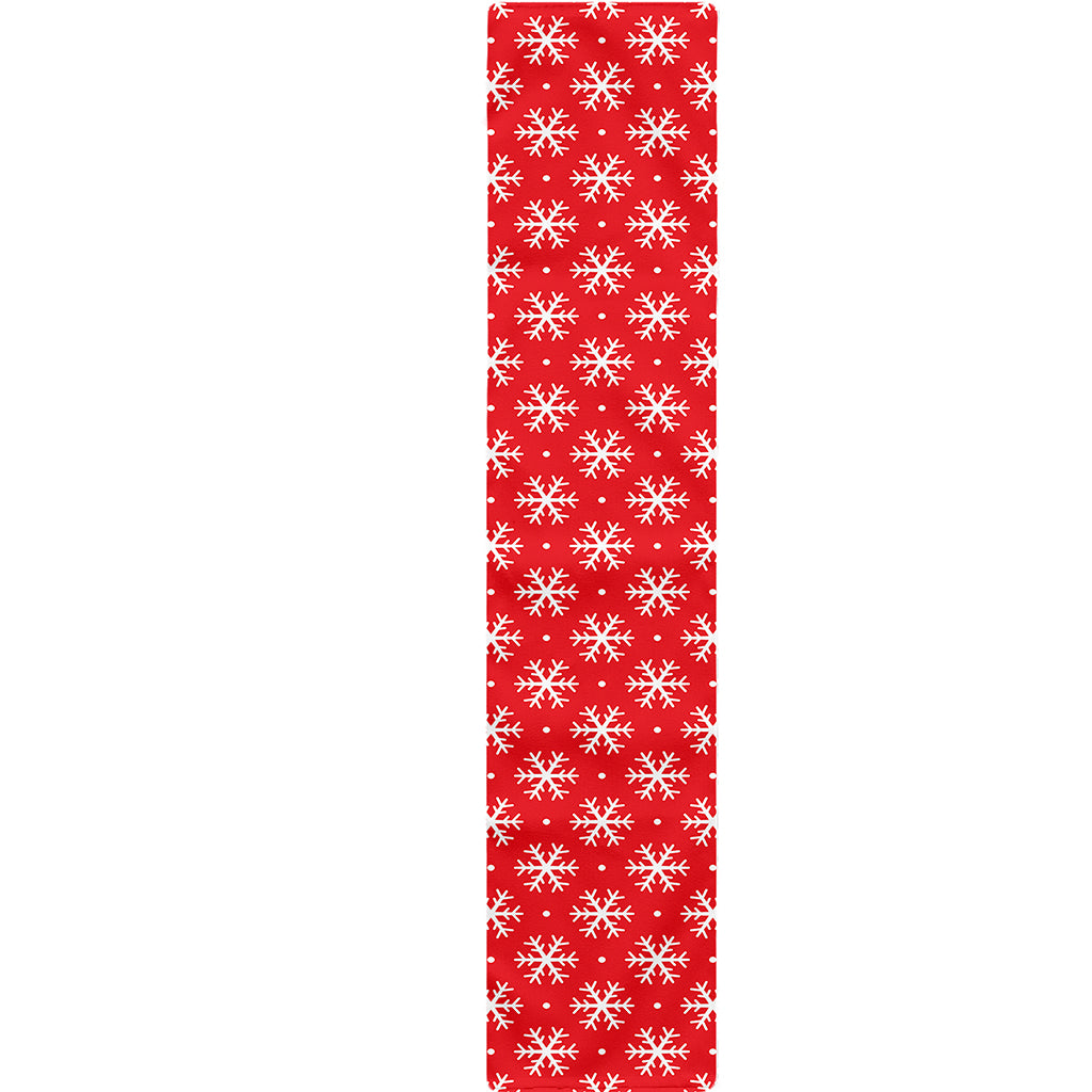 Christmas Snowflake Pattern Print Table Runner