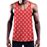 Christmas Snowflake Pattern Print Training Tank Top
