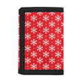 Christmas Snowflake Pattern Print Trifold Wallet