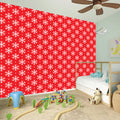 Christmas Snowflake Pattern Print Wall Sticker
