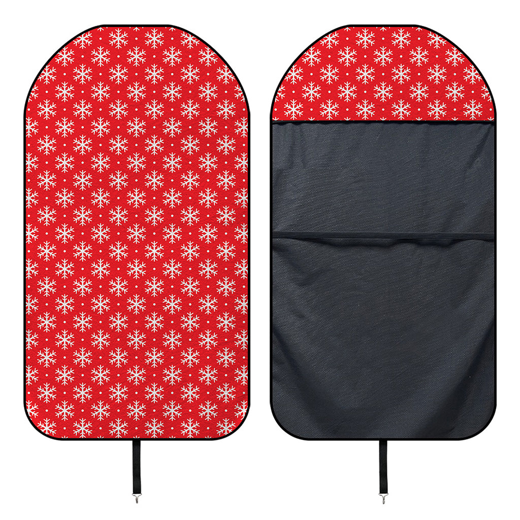 Christmas Snowflake Pattern Print Waterproof Car Seat Cover