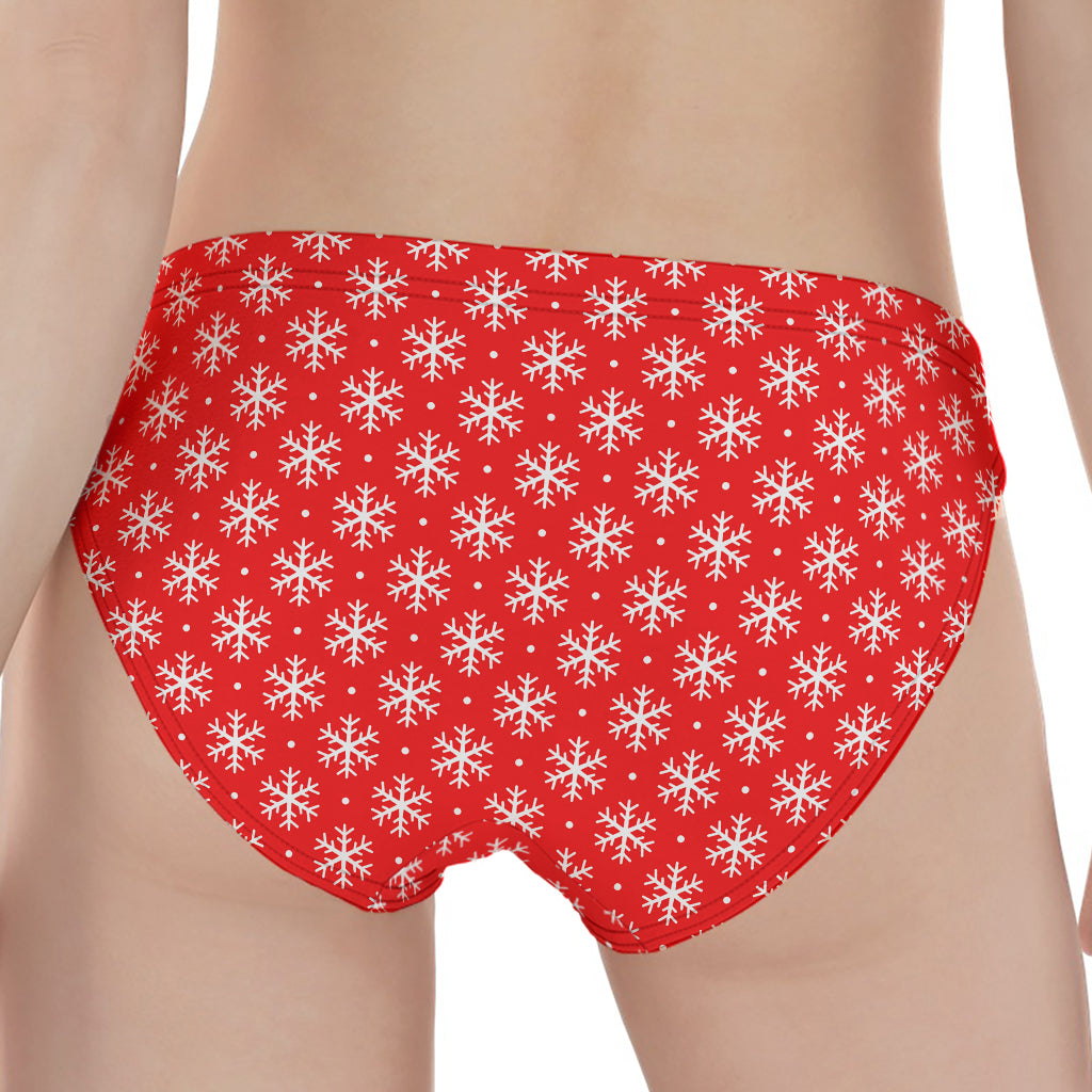 Christmas Snowflake Pattern Print Women's Panties