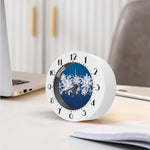Christmas Snowflake Print Alarm Clock