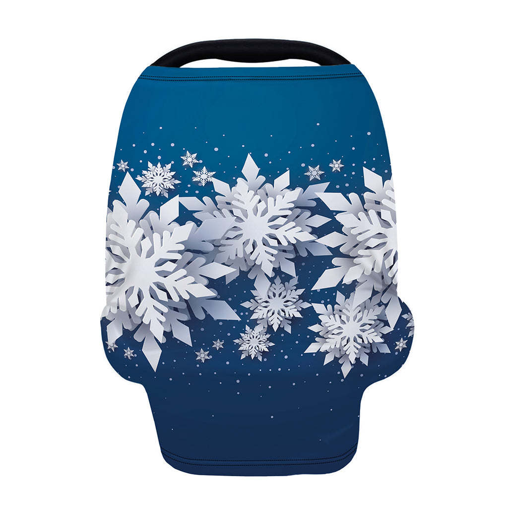 Christmas Snowflake Print Baby Seat Cover