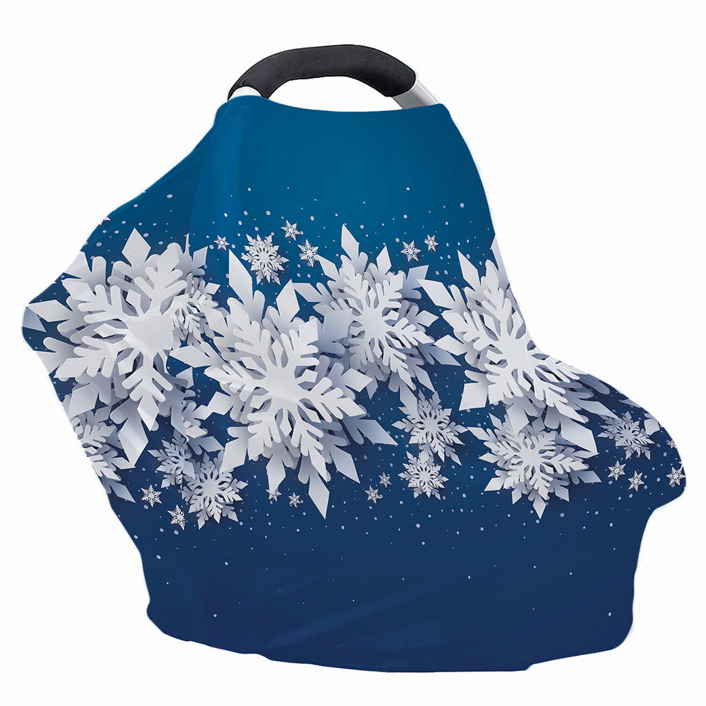Christmas Snowflake Print Baby Seat Cover