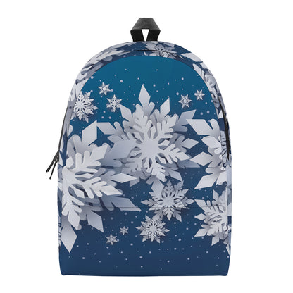 Christmas Snowflake Print Backpack