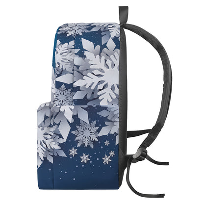 Christmas Snowflake Print Backpack