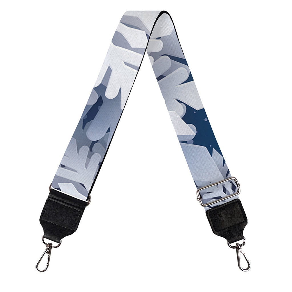 Christmas Snowflake Print Bag Strap
