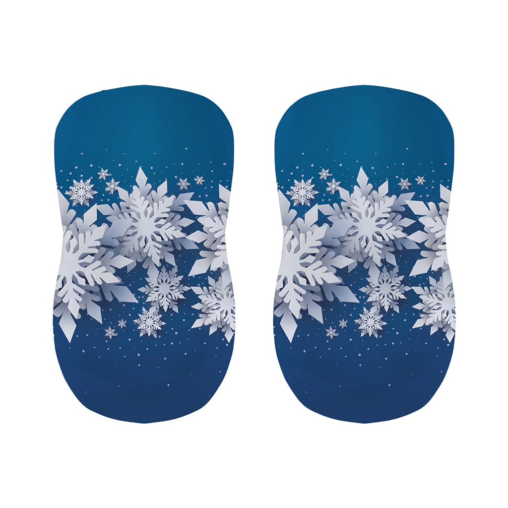 Christmas Snowflake Print Bar Stool Covers