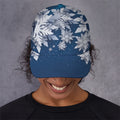 Christmas Snowflake Print Baseball Cap