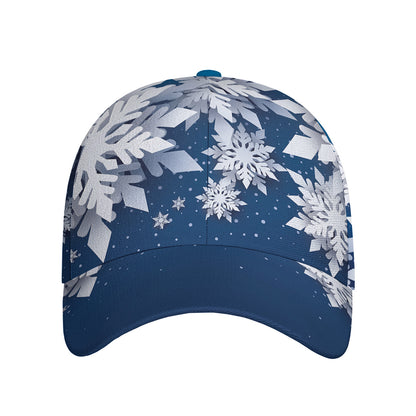 Christmas Snowflake Print Baseball Cap