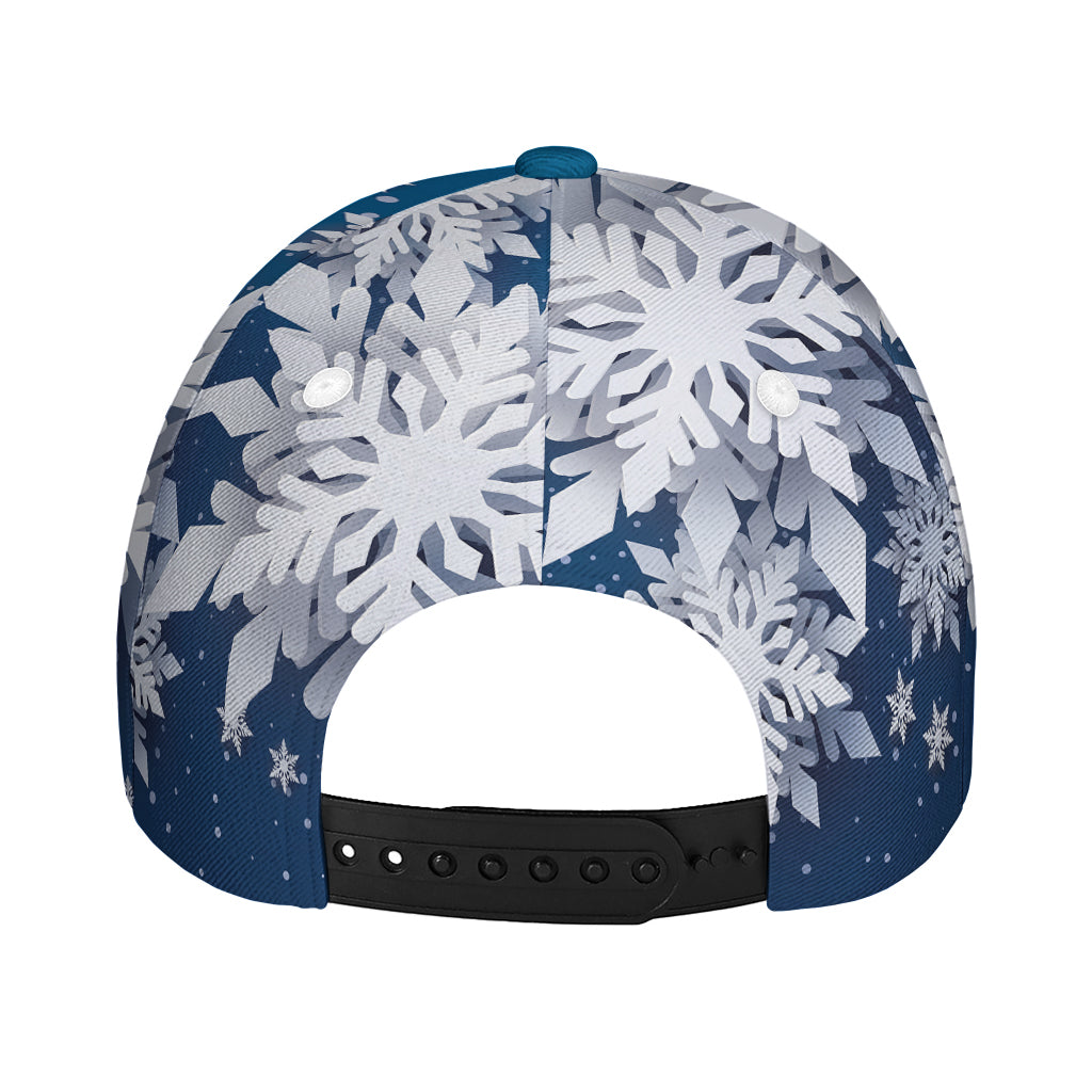 Christmas Snowflake Print Baseball Cap