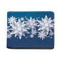 Christmas Snowflake Print Bifold Wallet