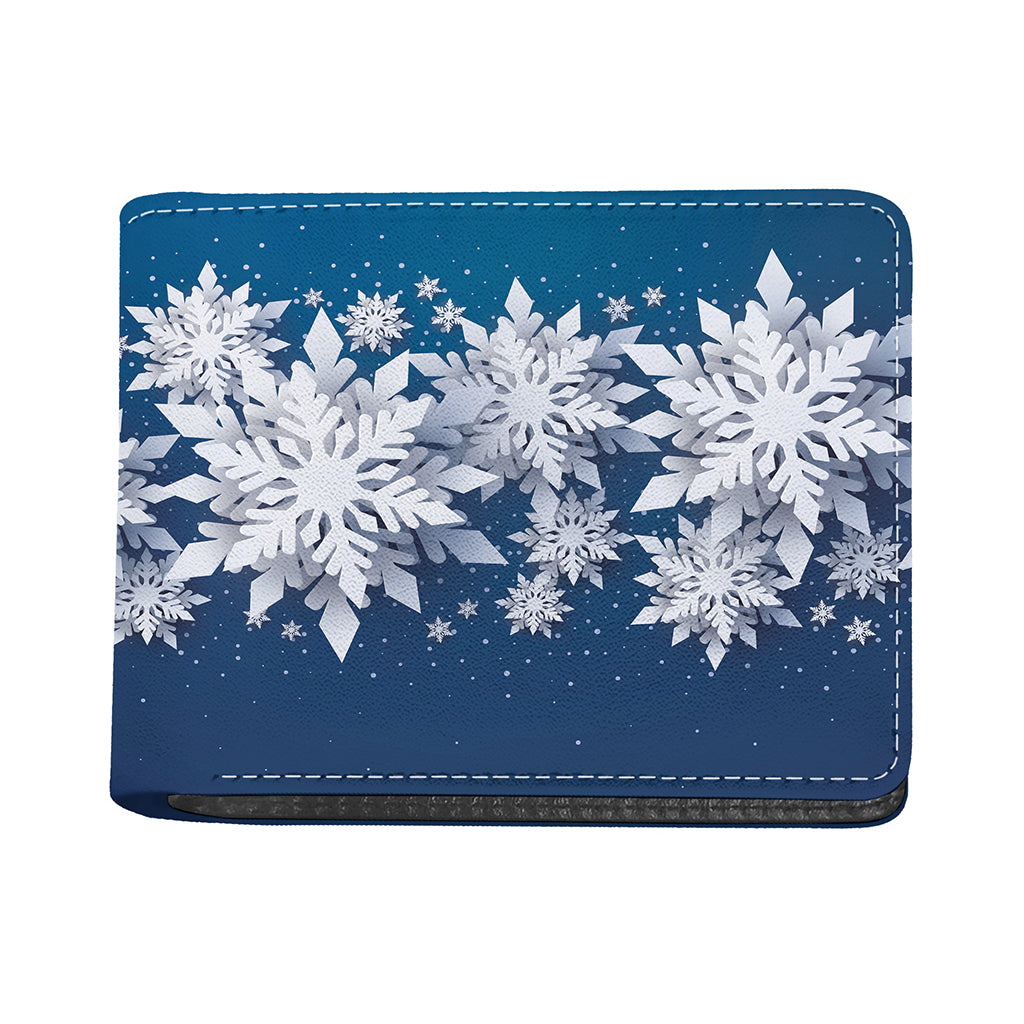 Christmas Snowflake Print Bifold Wallet
