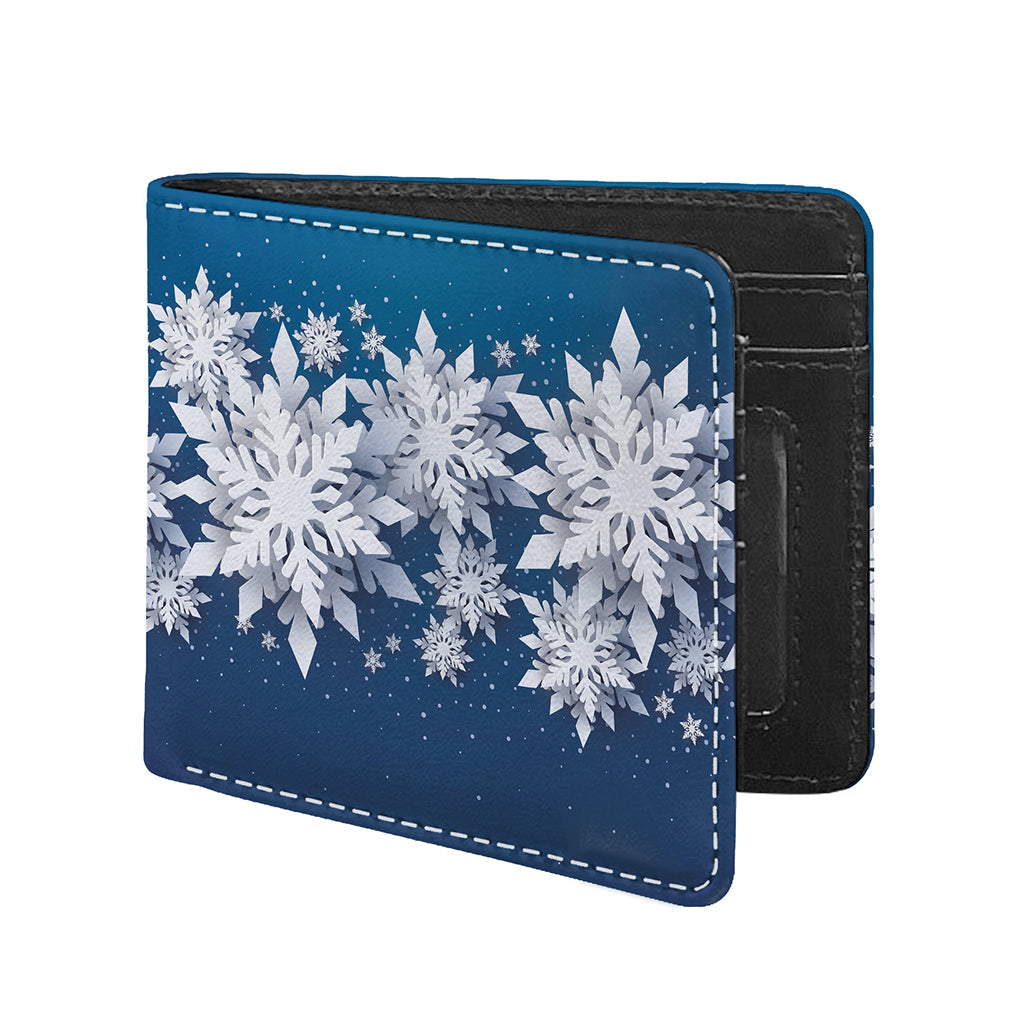 Christmas Snowflake Print Bifold Wallet