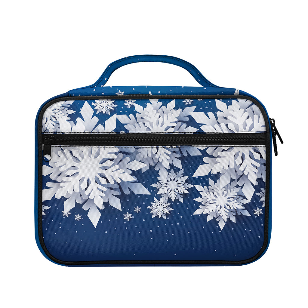 Christmas Snowflake Print Briefcase Bible Bag