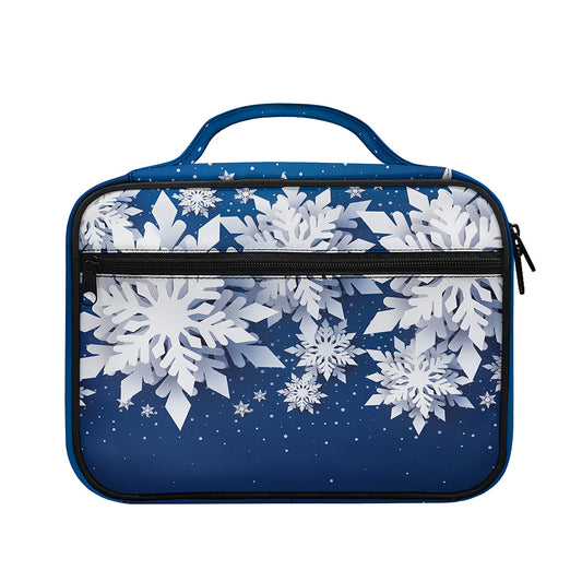 Christmas Snowflake Print Briefcase Bible Bag