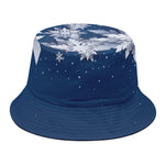 Christmas Snowflake Print Bucket Hat