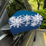 Christmas Snowflake Print Car Side Mirror Covers