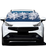 Christmas Snowflake Print Car Windshield Snow Cover