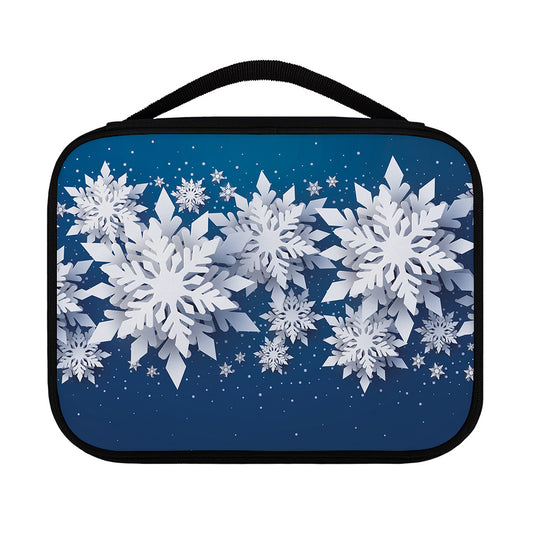 Christmas Snowflake Print Classic Bible Case