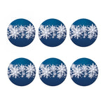 Christmas Snowflake Print Coaster Set
