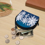Christmas Snowflake Print Coin Purse