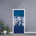Christmas Snowflake Print Door Sticker