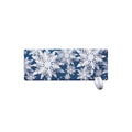 Christmas Snowflake Print Extended Mouse Pad