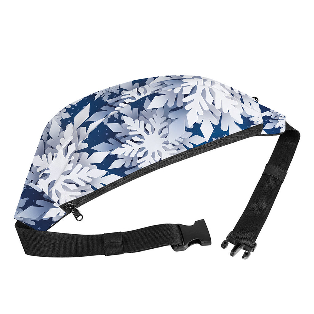 Christmas Snowflake Print Fanny Pack