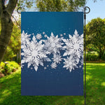 Christmas Snowflake Print Garden Flag